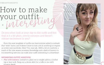 How To Make Your Outfit Interesting!!